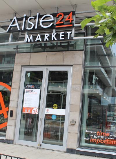 Exterior of Aisle 24 in Toronto